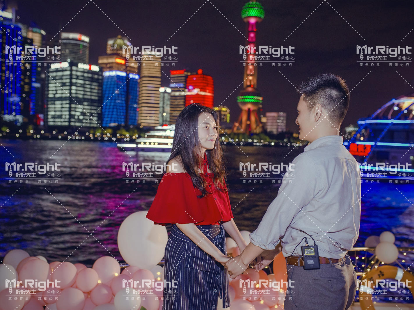 上海特色浪漫游艇求婚策划生日求婚