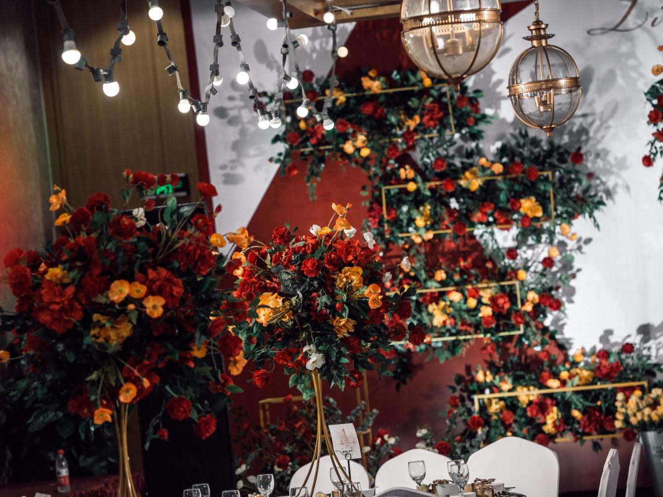 FEEL斐尔婚礼——红棕色简洁婚礼