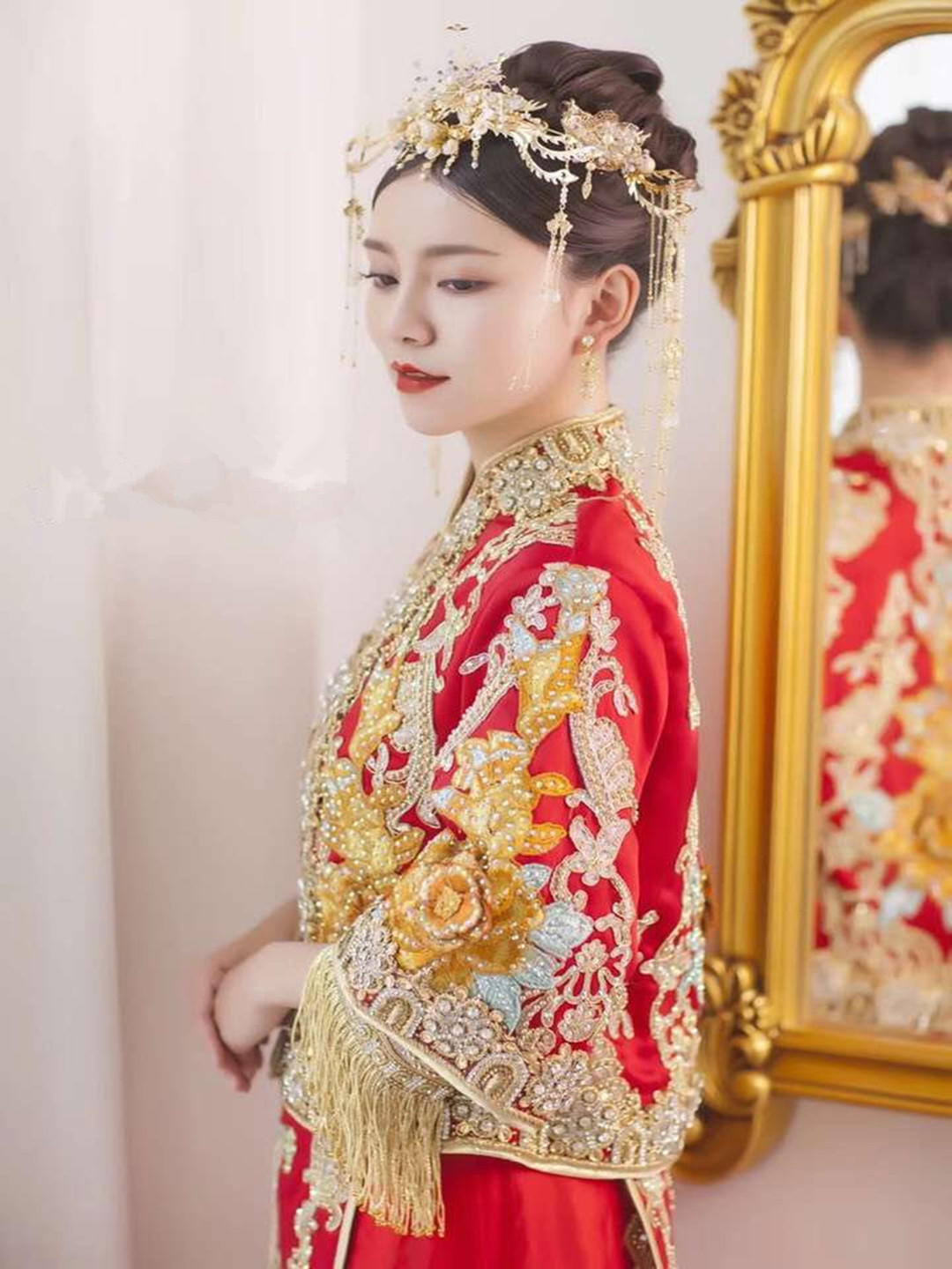 马来袍（中式）租赁出门服定制