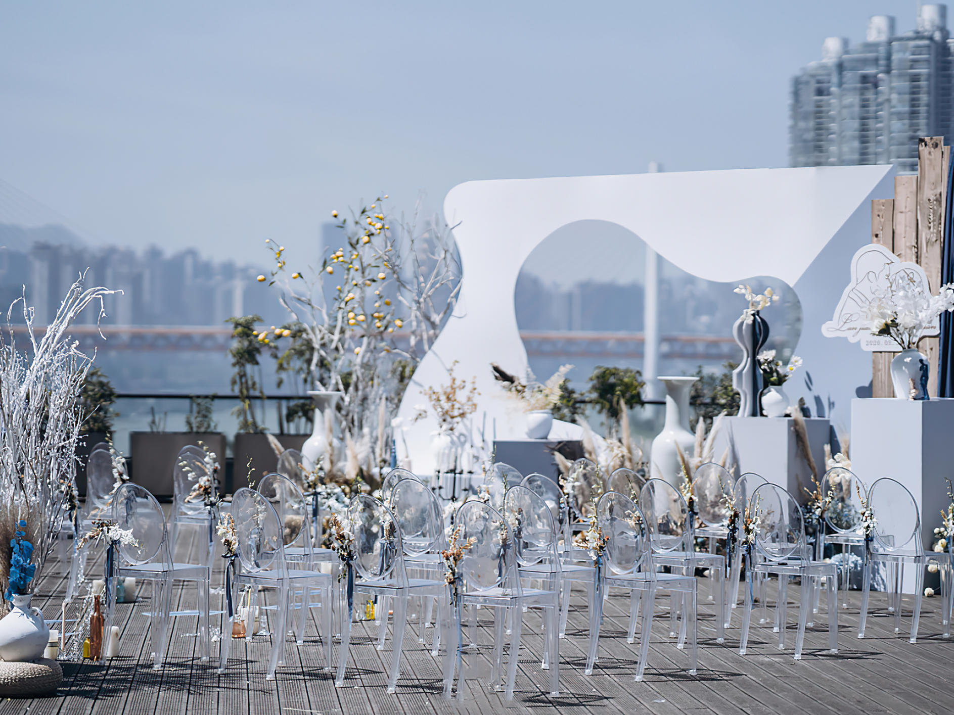 【菲林婚礼】户外雾霾蓝现代工业风爆款