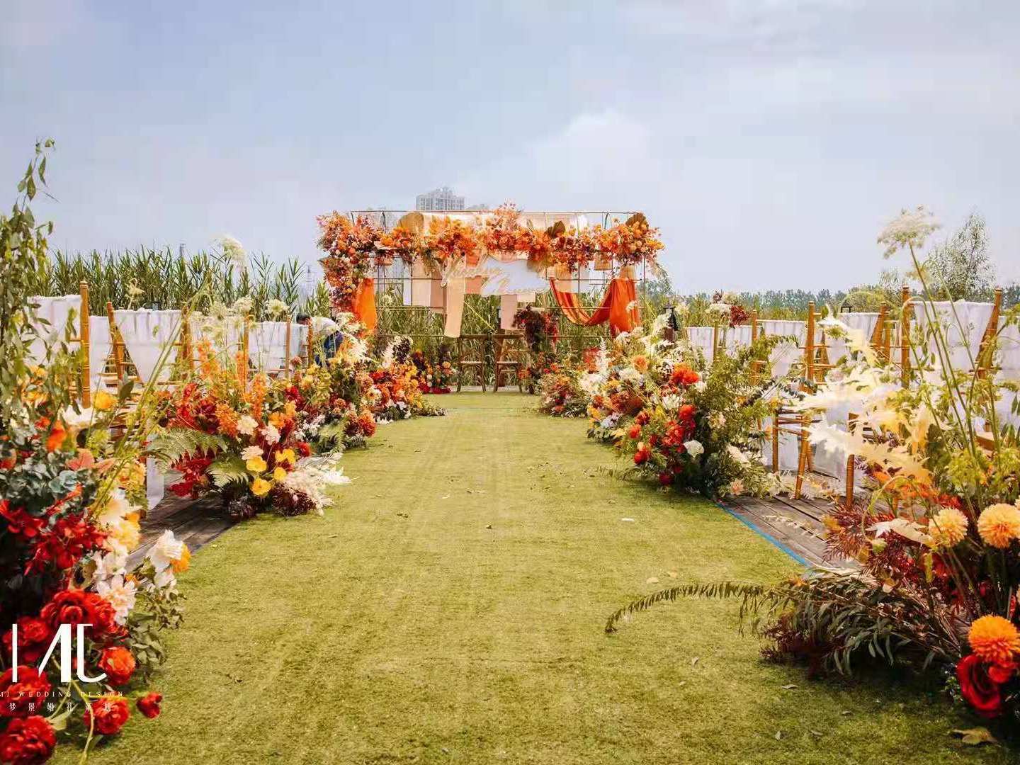 【千漫婚礼】户外复古暖橙婚礼