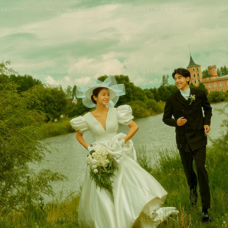 高定外景婚照系列~莫奈后花园