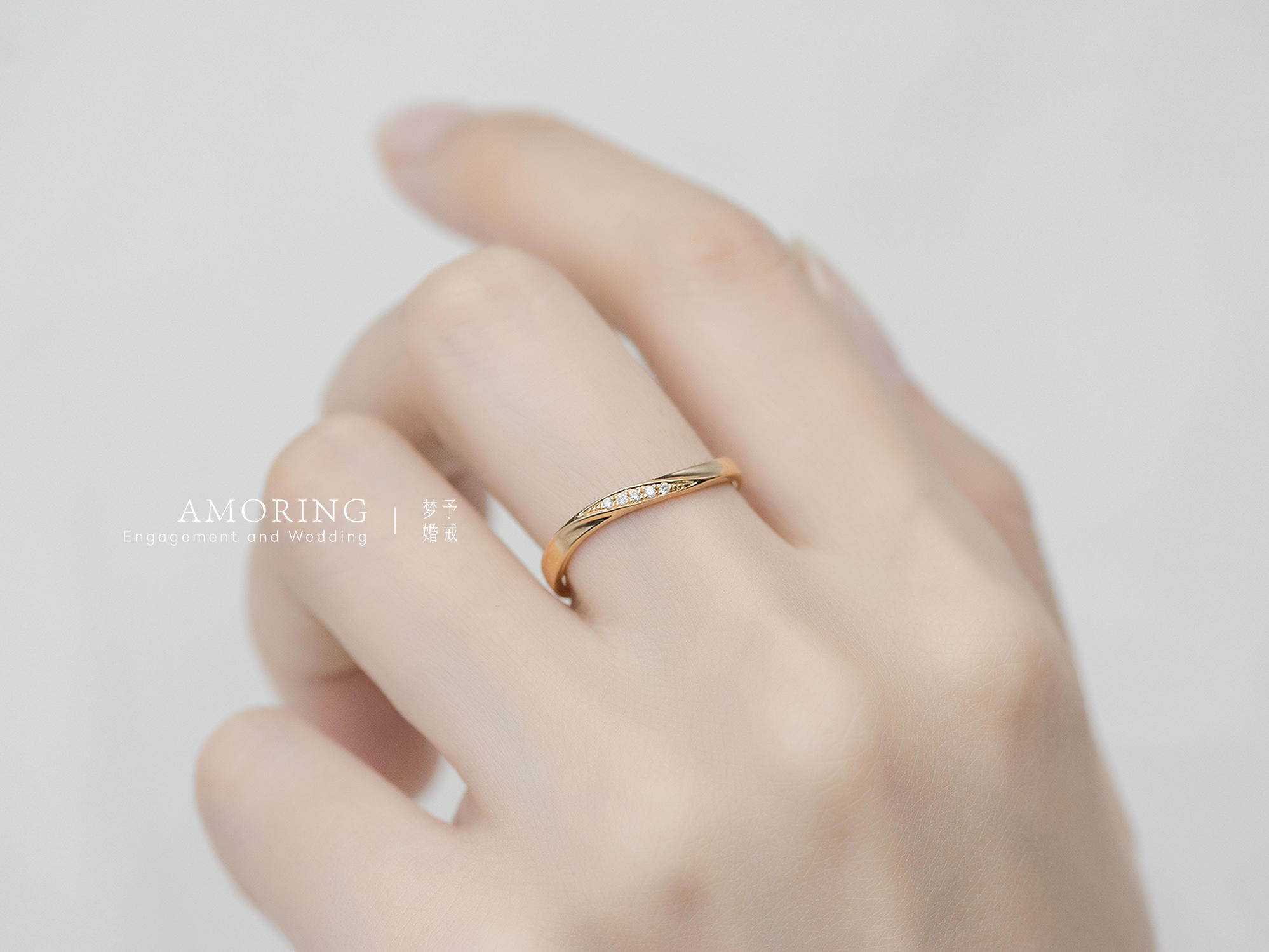 「天生一对」极简风 | 结婚对戒