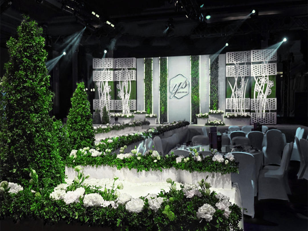 白绿色清新婚礼《如沐春风》