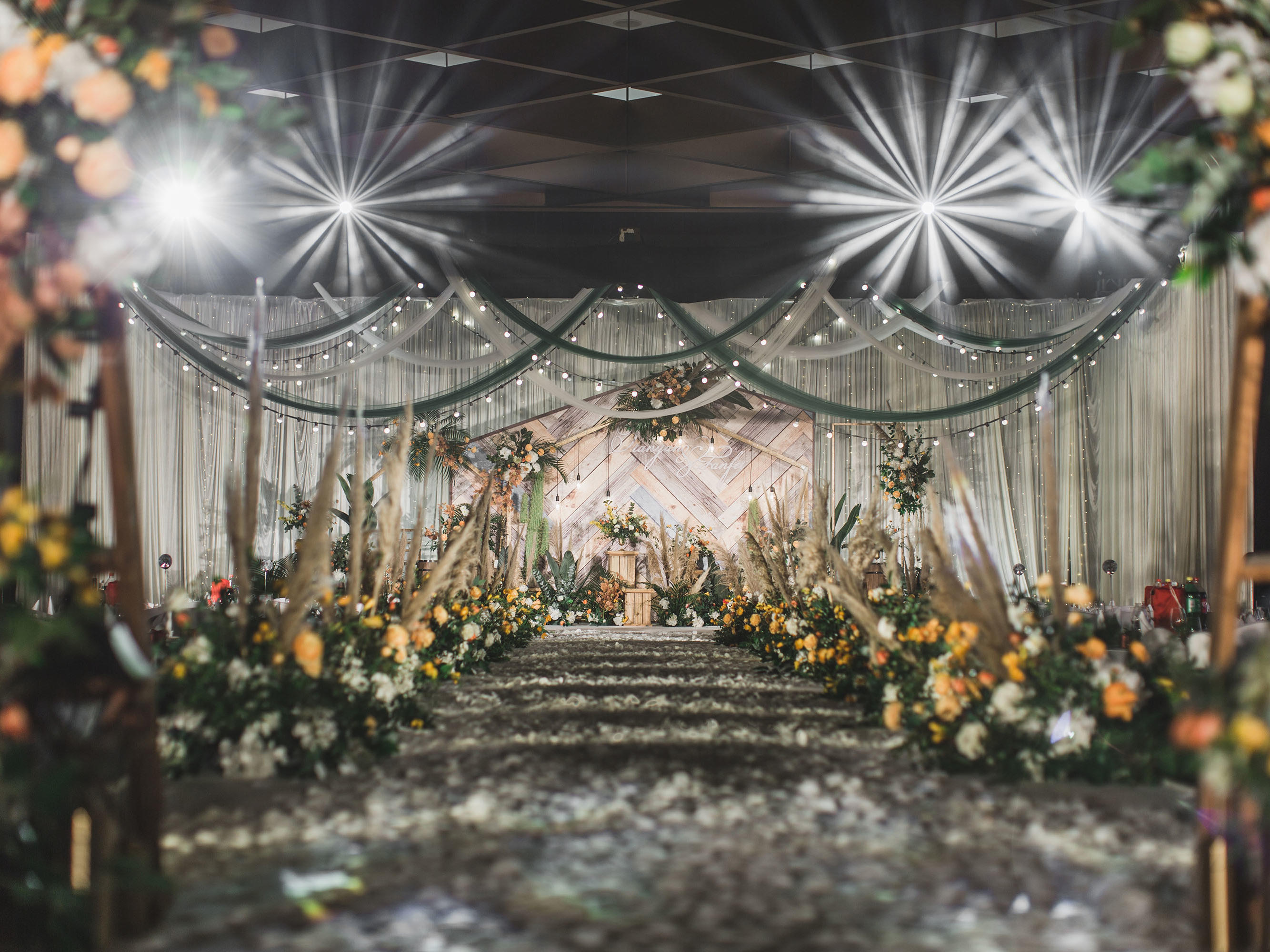 【2020优选】森系室内ins风 小清新婚礼