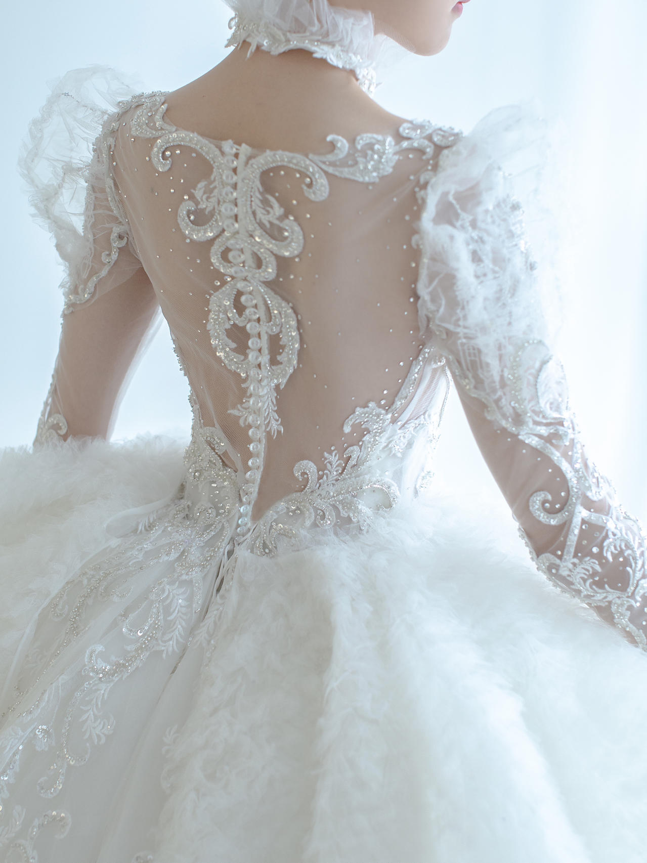 【若梵推荐】重工婚纱华丽女王范