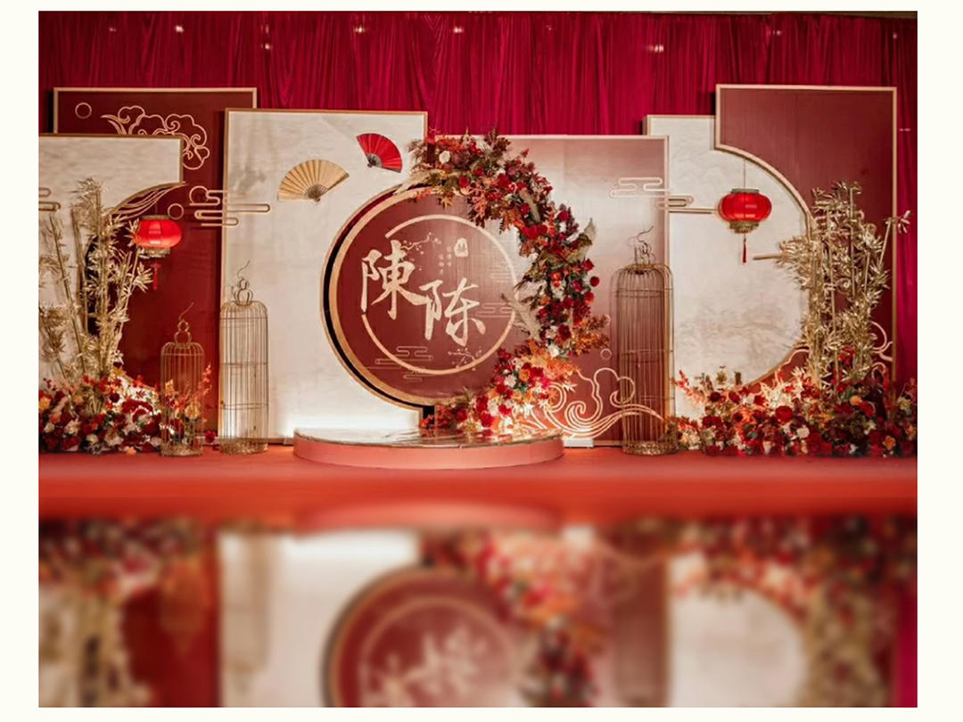 小预算的留影区布置【云海婚礼】