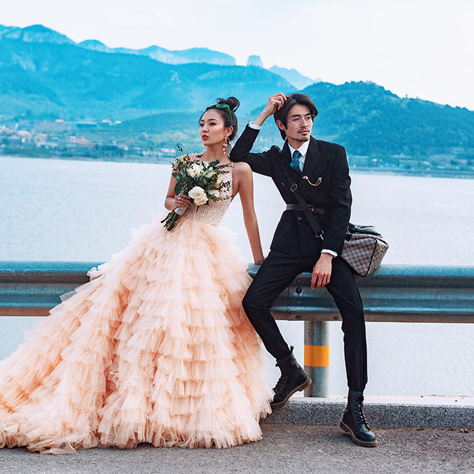 德州铂爵婚纱摄影城市旅拍12999￥
