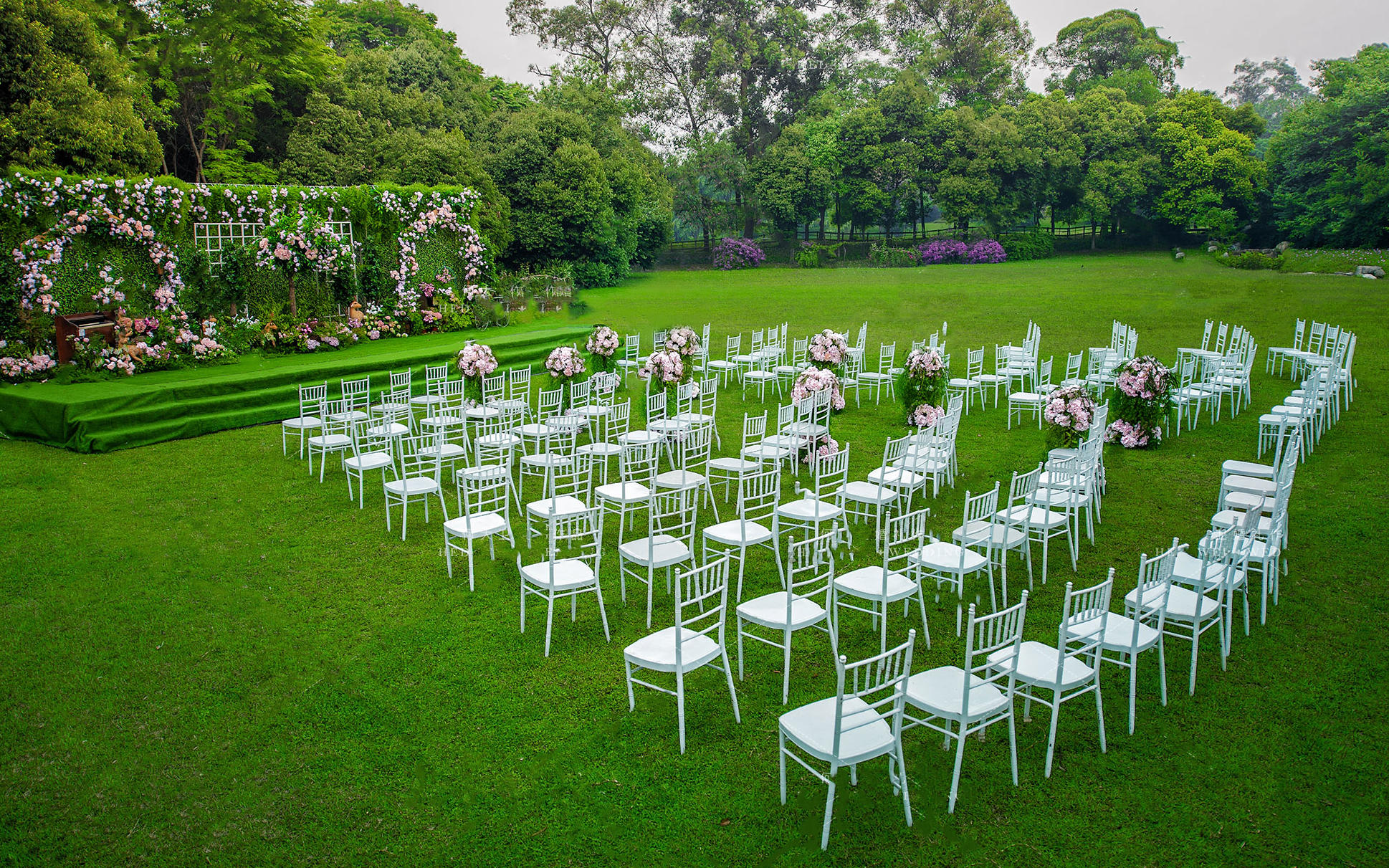 何大卫婚礼法式花园风Hanging Garden