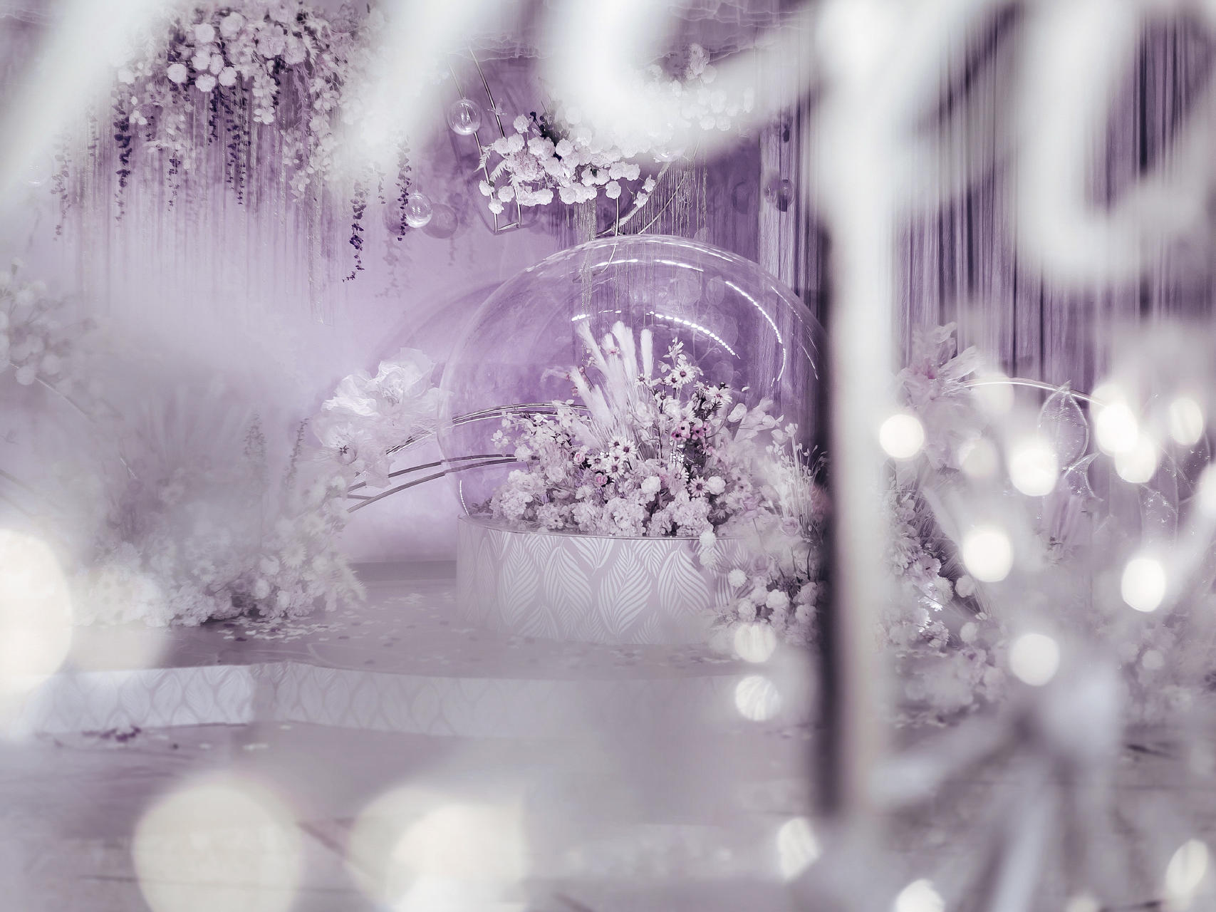 泉州轻奢紫色莫奈花园婚礼