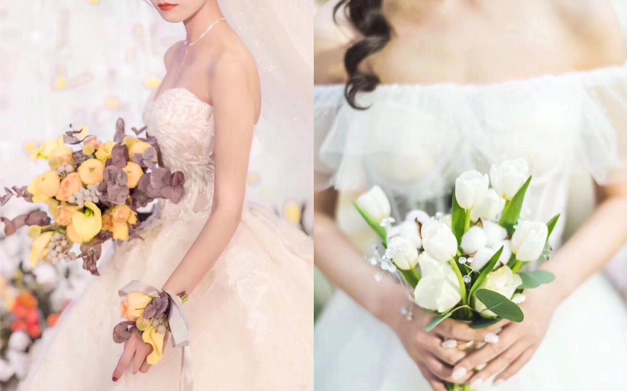 台湾布蕾丝婚纱--友情客照