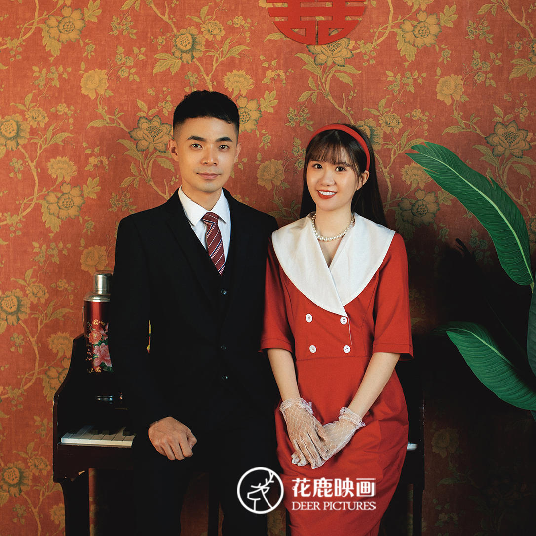 中式复古风婚纱照｜感受父母年代的纯粹爱情