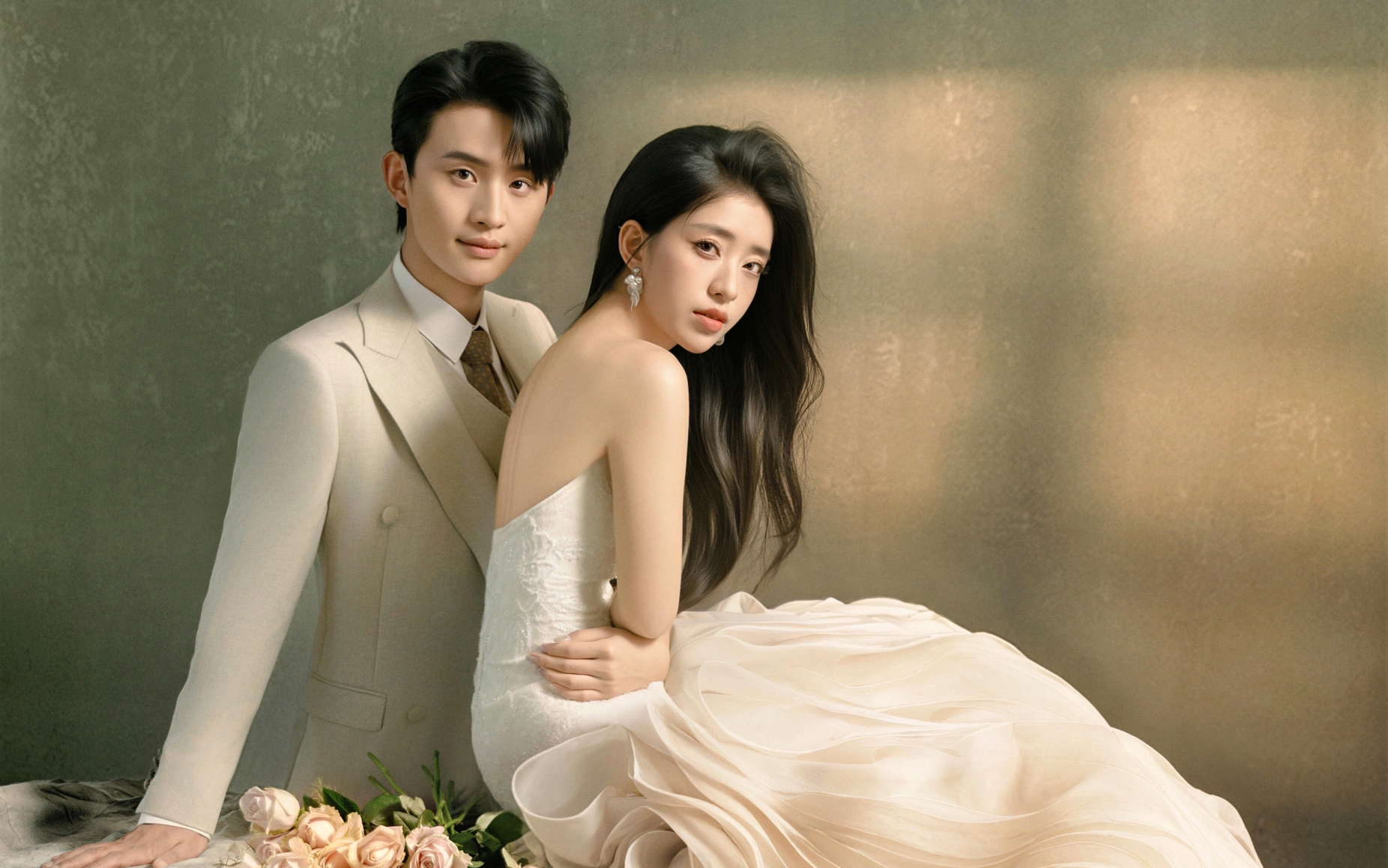 復(fù)古油畫婚紗照｜我愿稱之為內(nèi)景婚紗照的神