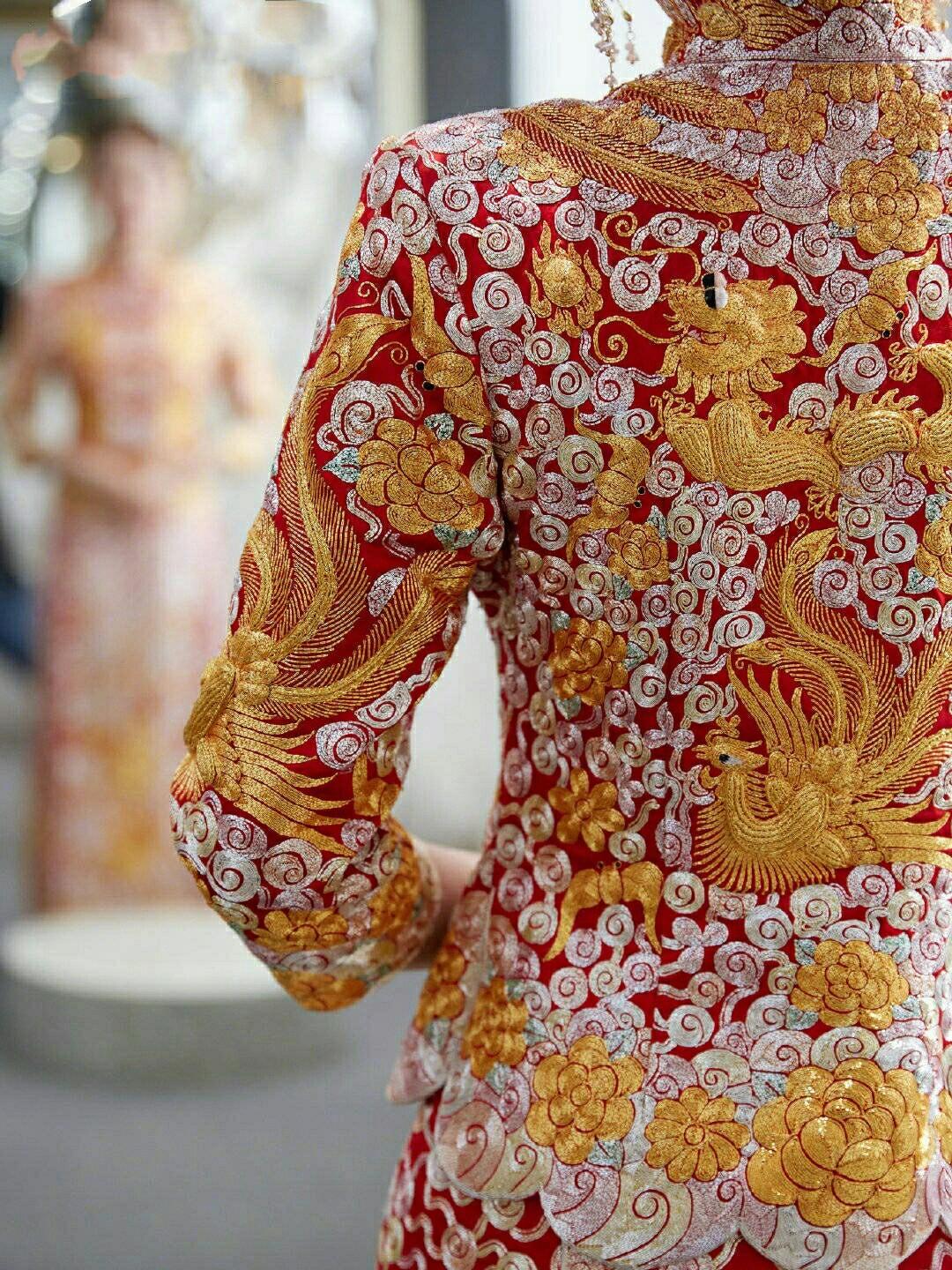 【3周年店庆】纯手工手绣加密褂后