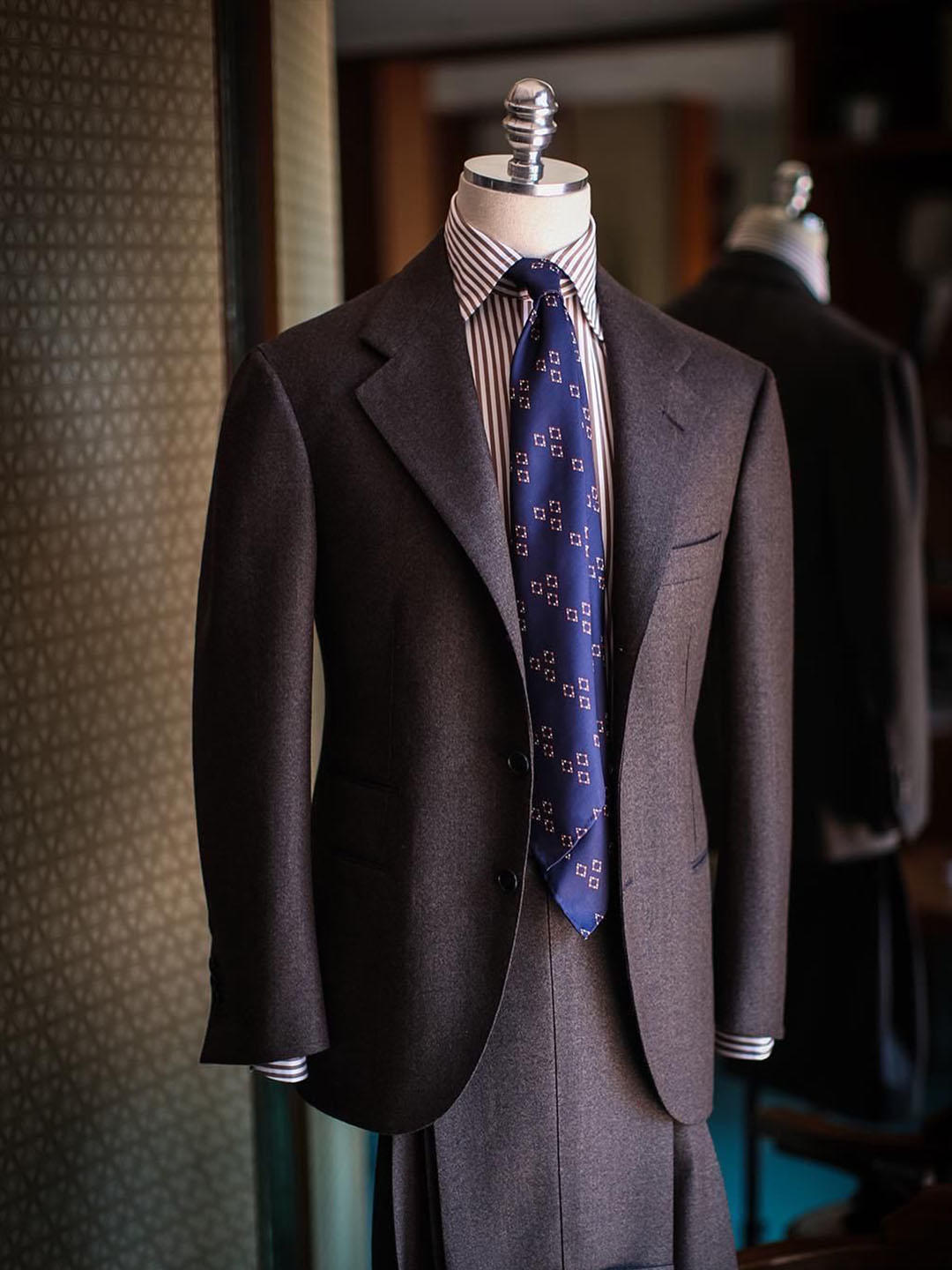 【绅鼎】咖啡色复古绅装结婚西服套装定制