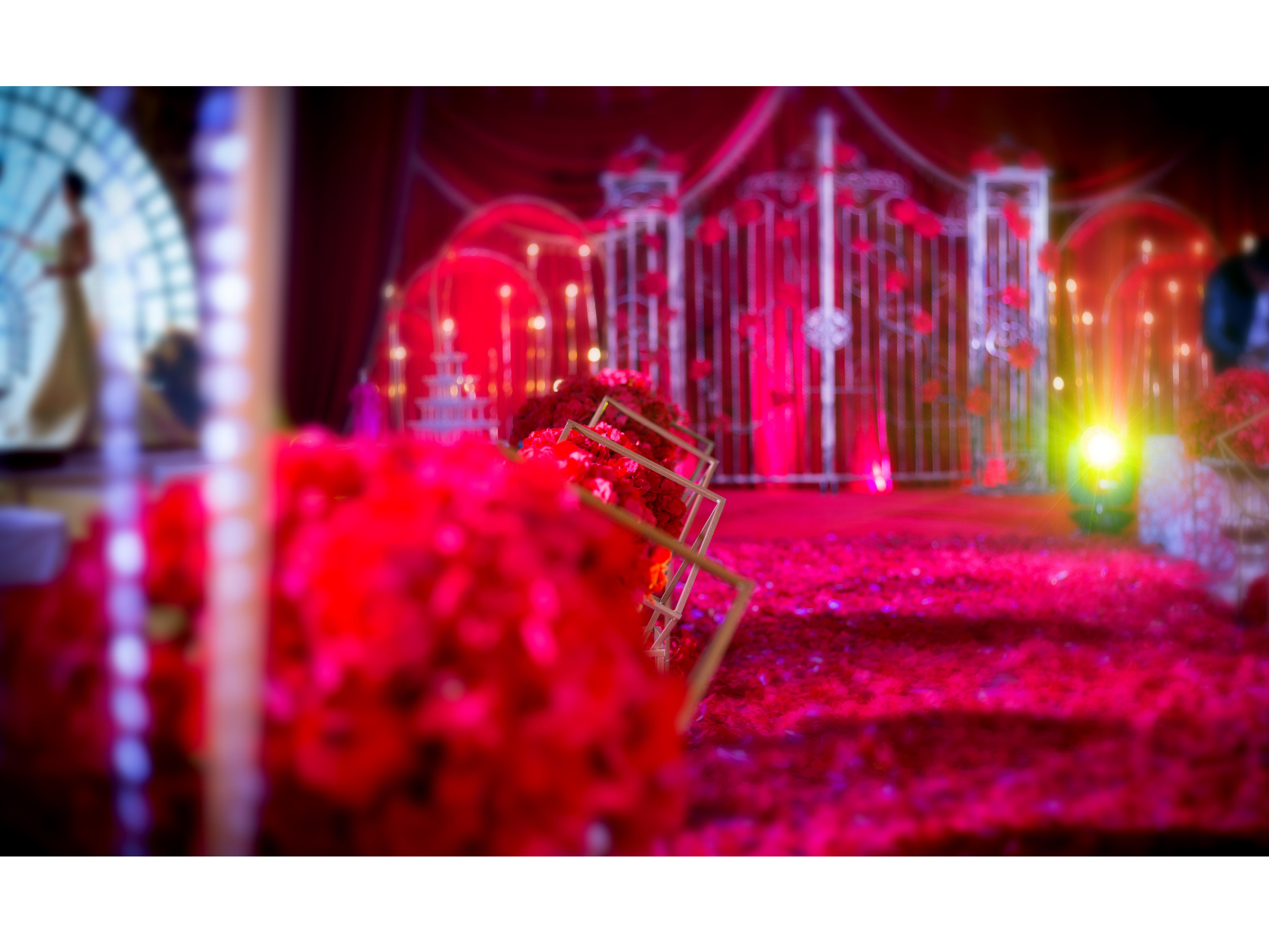 【媛媛婚礼】欧式复古轻奢浪漫红色婚礼