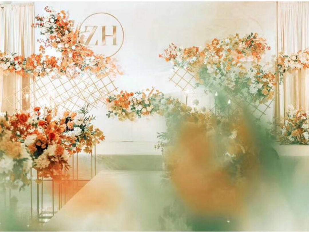 19年最热婚礼流行色珊瑚橘（友德酒店3楼）