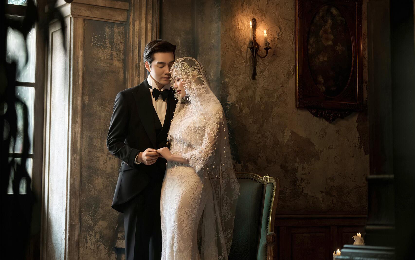 中世紀(jì)復(fù)古老錢風(fēng)婚紗照｜氛圍感封神