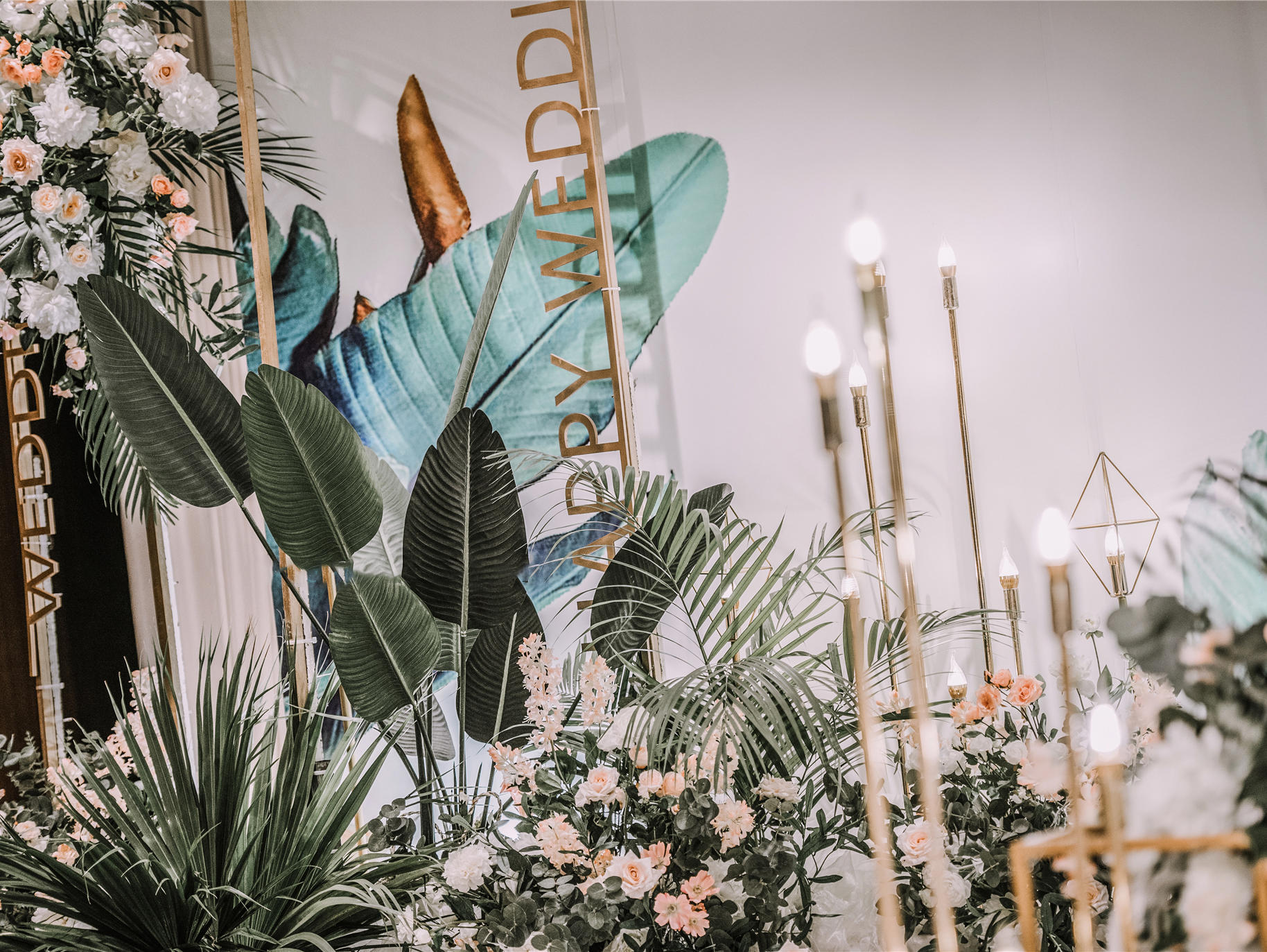 柏菲婚典——白绿色北欧ins简约风