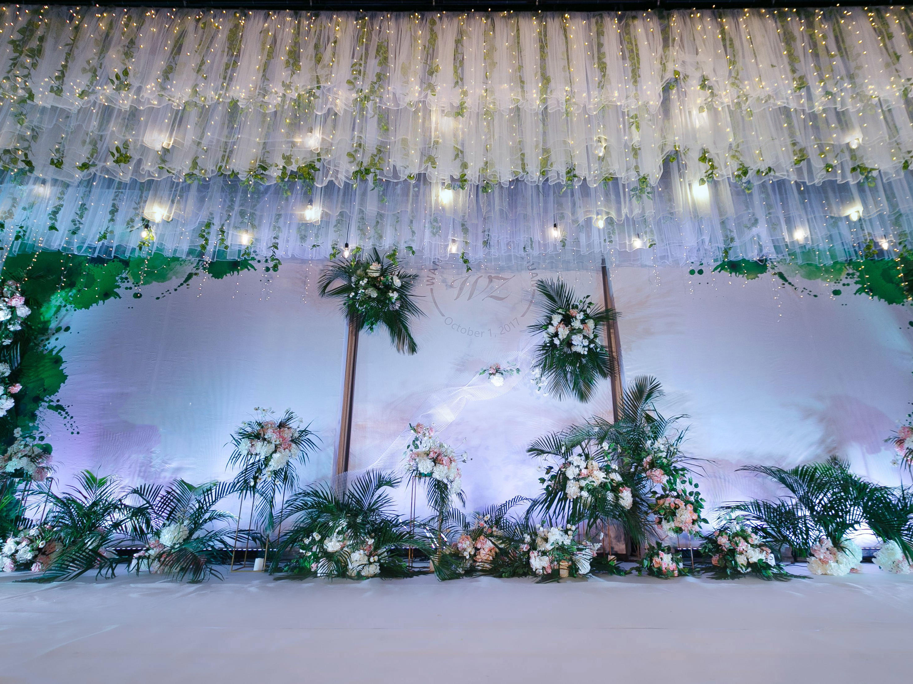 爱的真谛【白绿清新主题婚礼】内含司仪摄像摄影跟妆