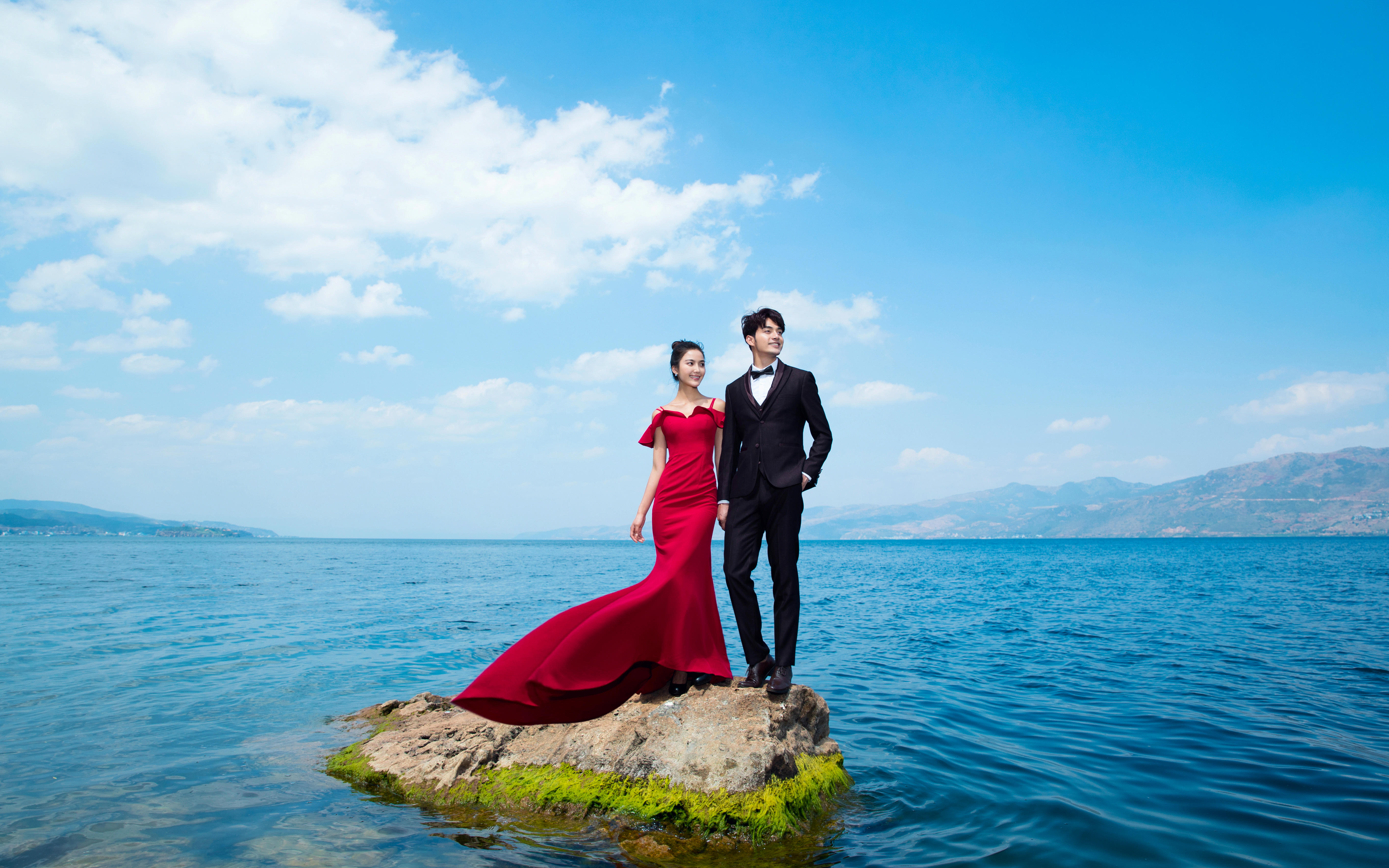 西双版纳映花摄全球摄影 蓝天微风里