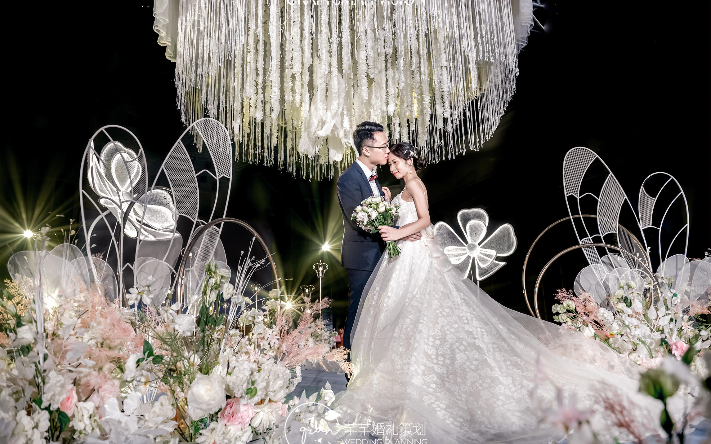 【芊芊婚礼】  白色唯美浪漫婚礼