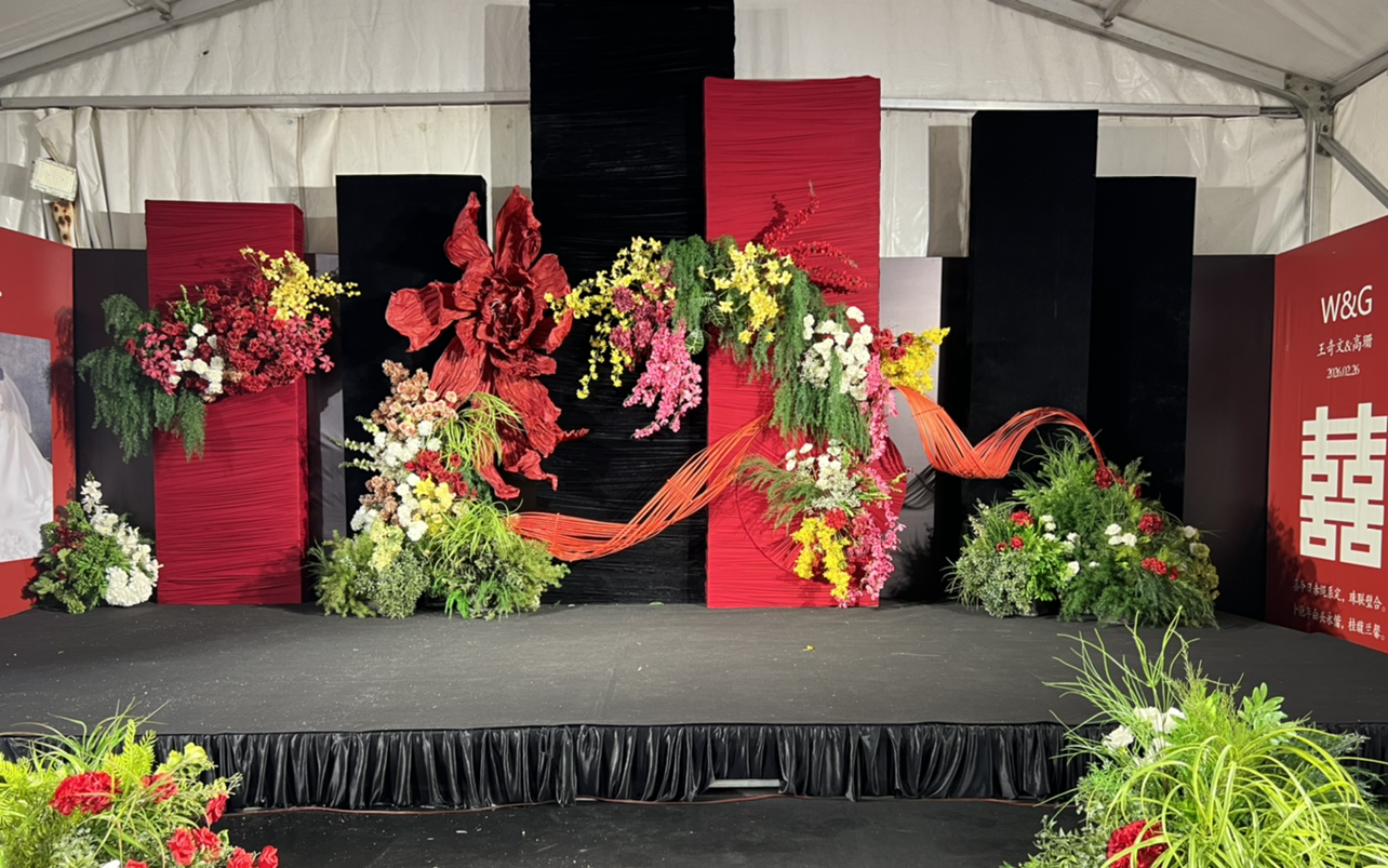 户外婚礼小预算手机直拍