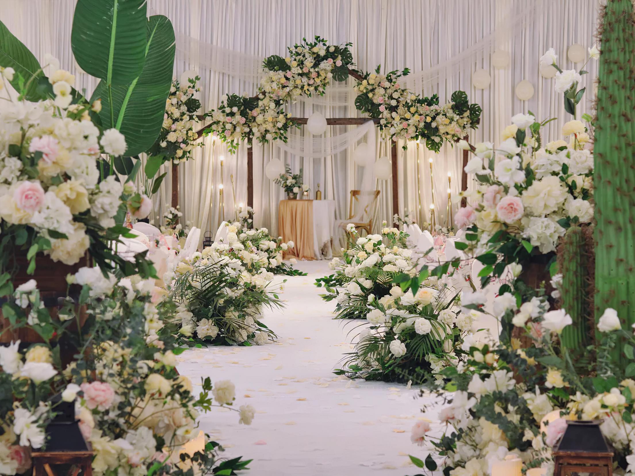 白绿色森系小清新婚礼《晨曦》