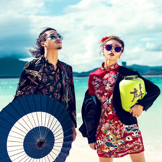 網(wǎng)紅海島拍攝|16服16造+微電影+私人定制