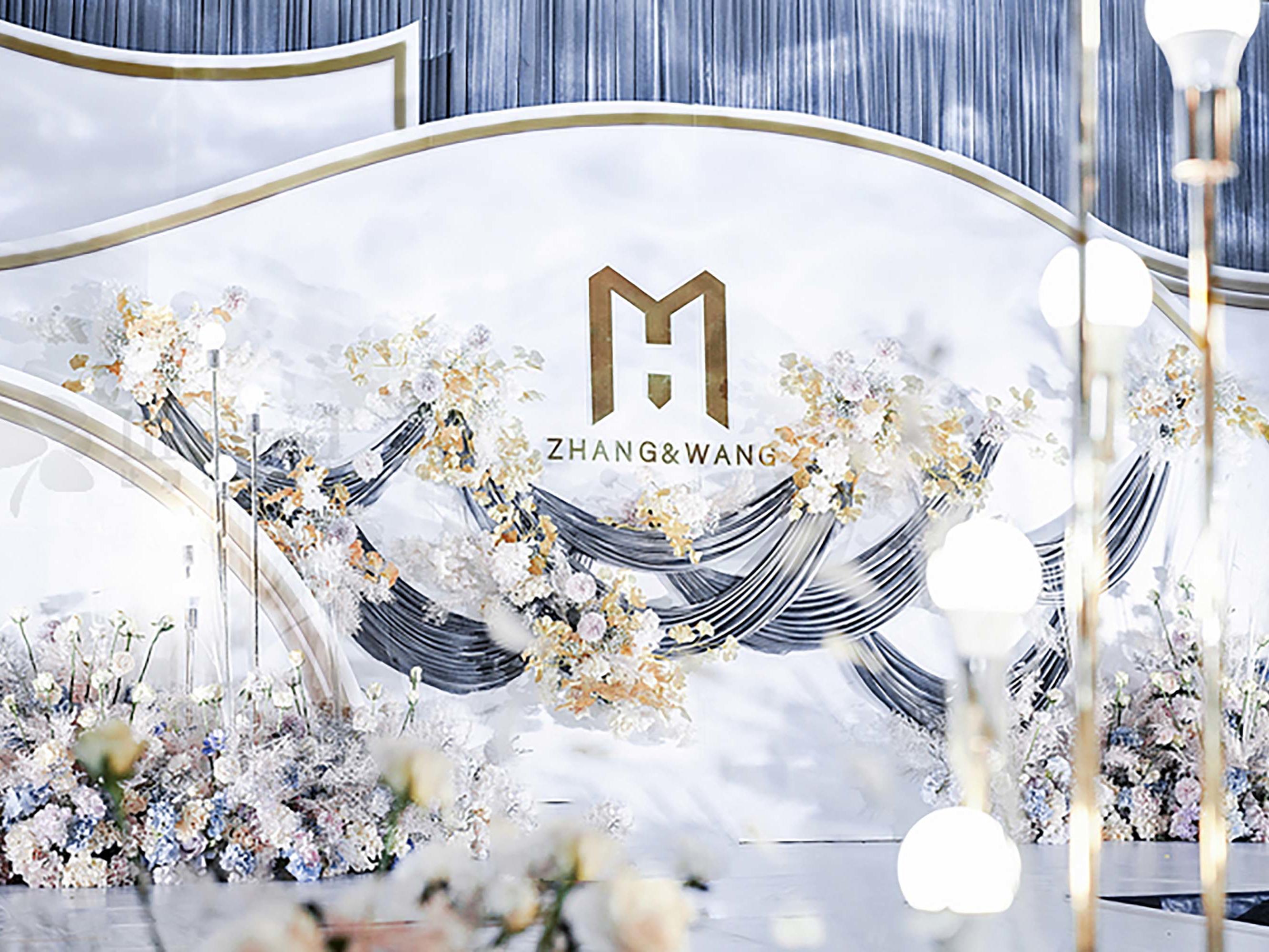 【暖冬钜惠】高雅蓝白 层次质感呈现 气质婚礼