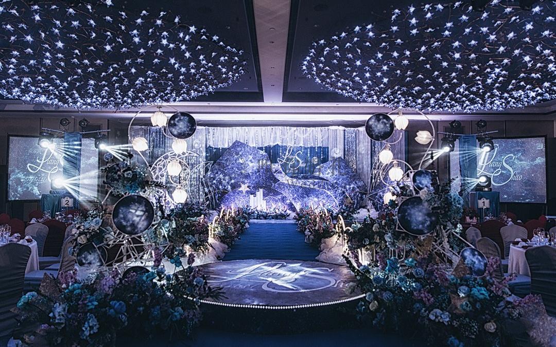 唯你婚礼 “紫色浪漫星辰”婚礼