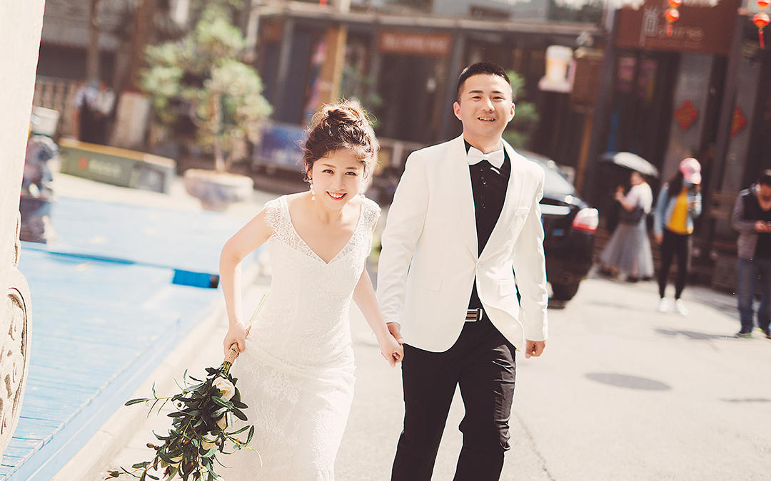 白蜗牛 纪实情绪文艺婚纱照