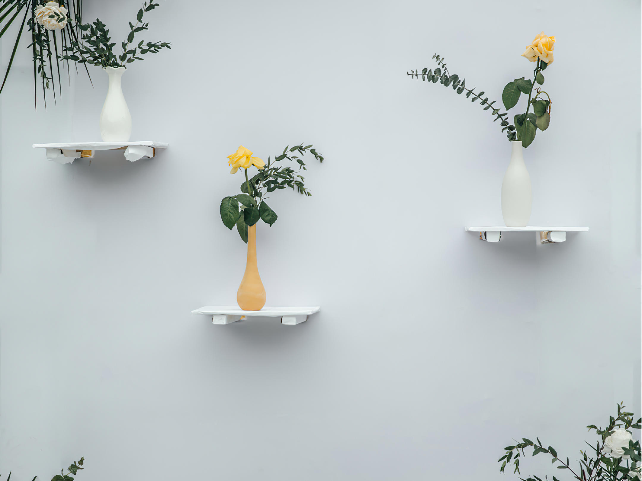 白绿色高品质小预算户外婚礼含四大金刚