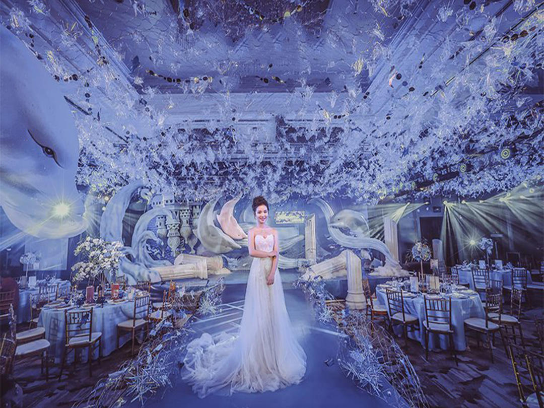 个性创新型海洋风婚礼《最美人鱼公主》