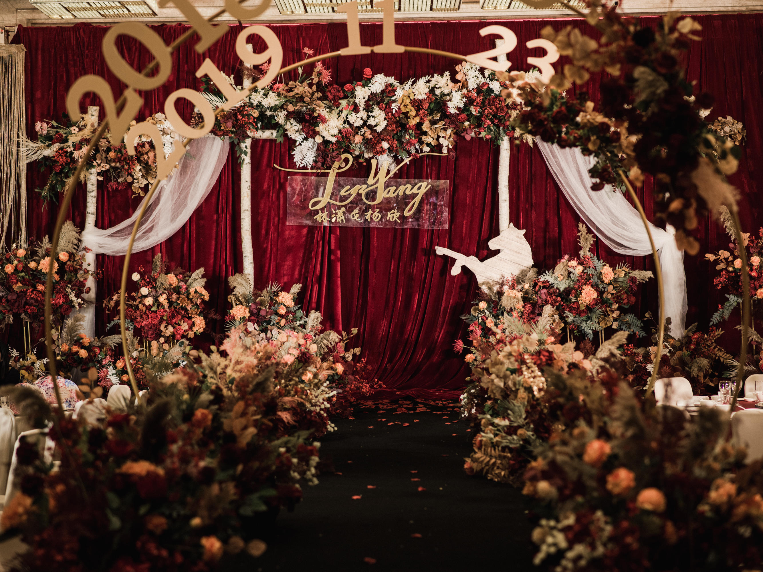 【大雅婚礼】复古红 简约婚礼