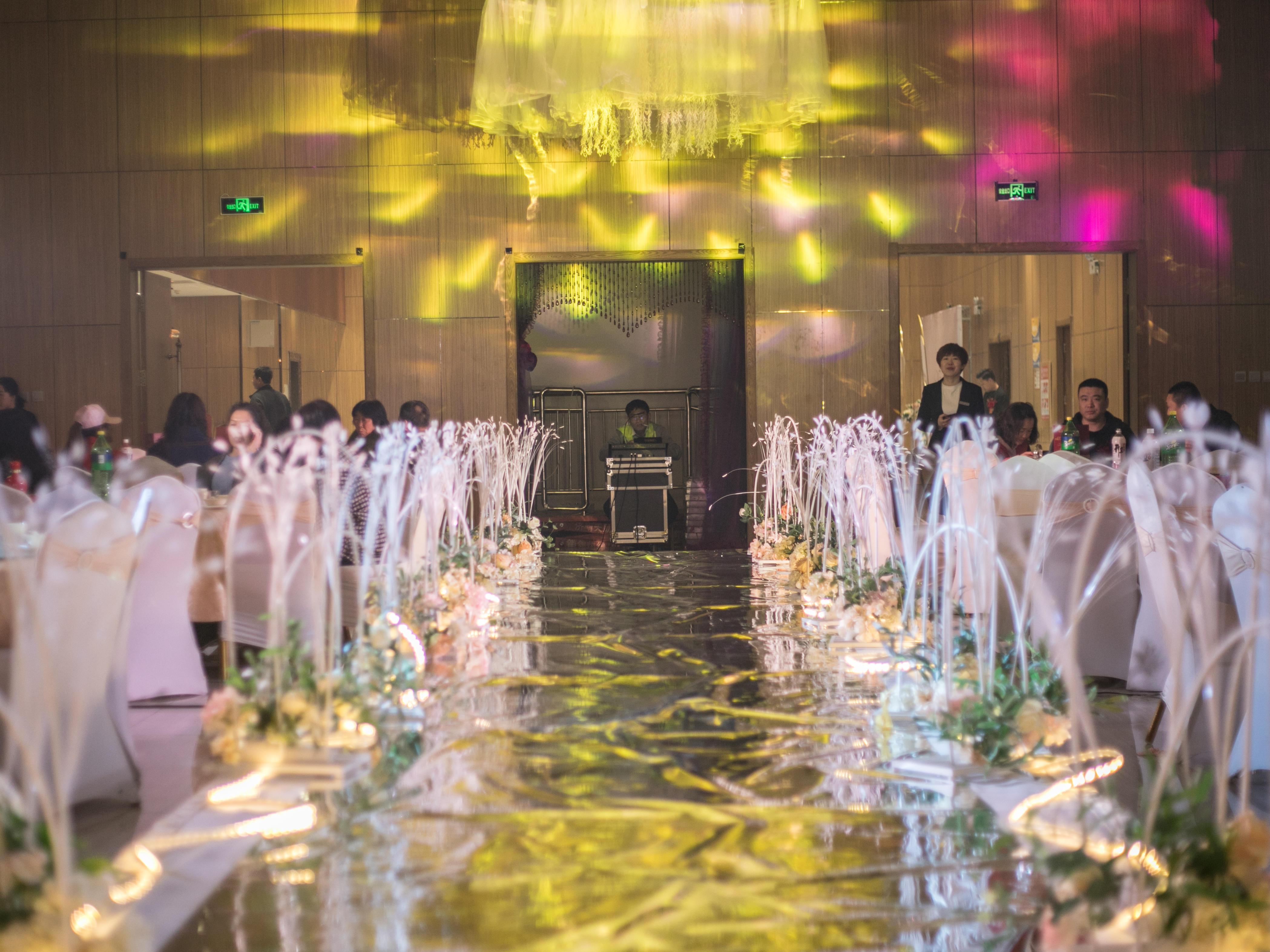 香槟色KT板造型韩式小清新风格