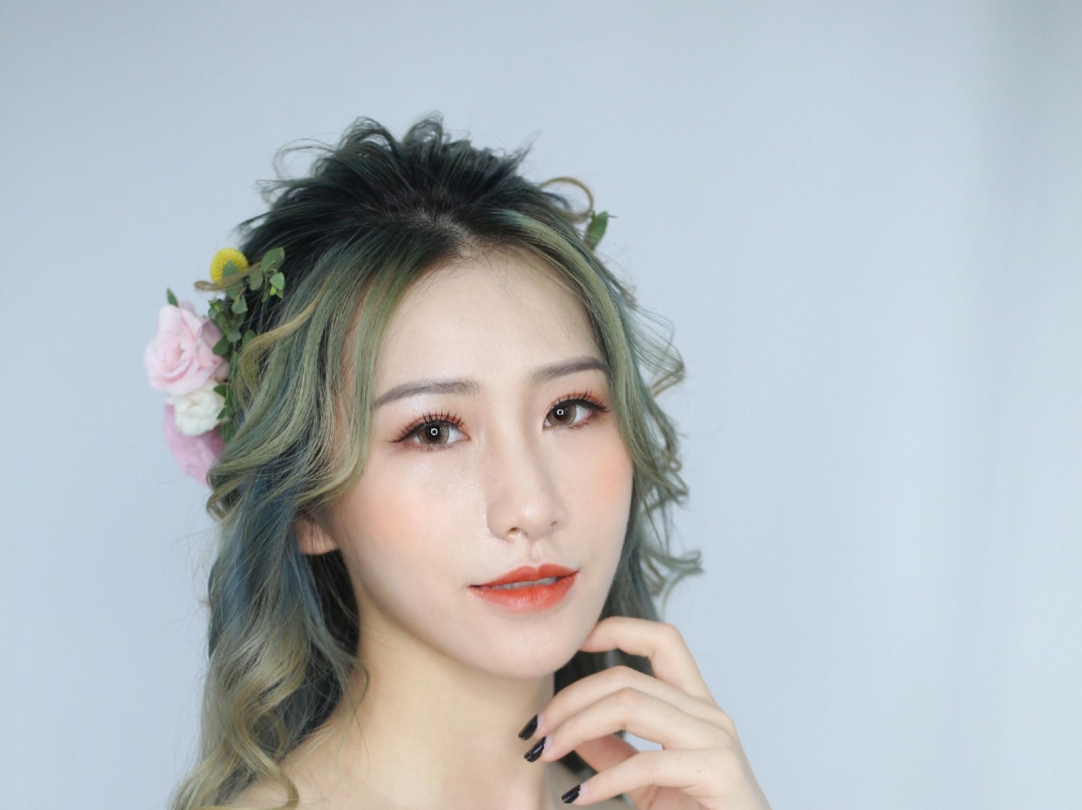 精致韩式新娘简洁干净妆面全天跟妆