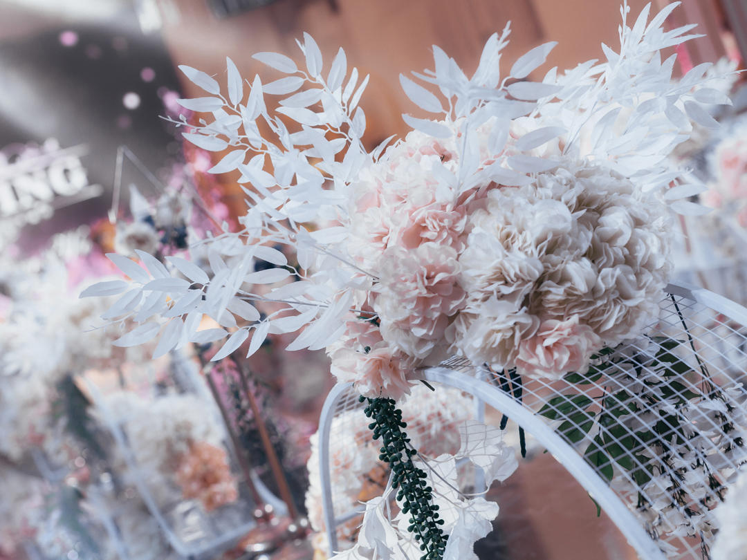 永村传媒科大酒店香槟白会场