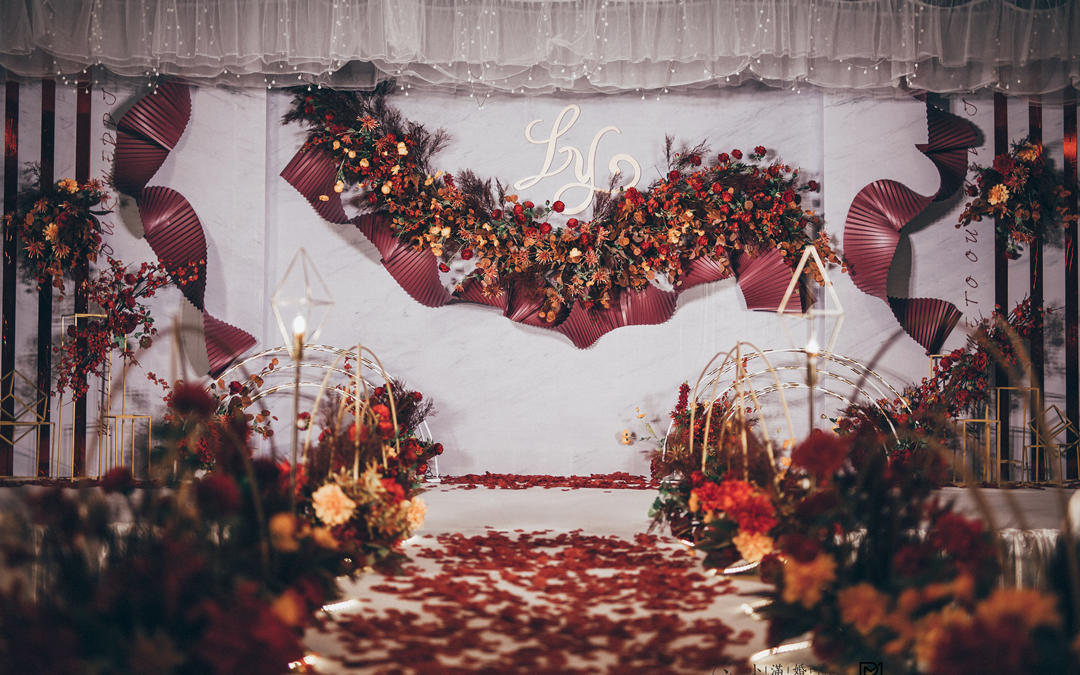 小预算中式婚礼婚礼 司仪摄像摄影布置全包