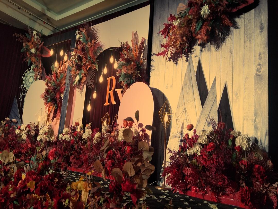 【红双喜婚礼】颐和酒店红色复古效果满分