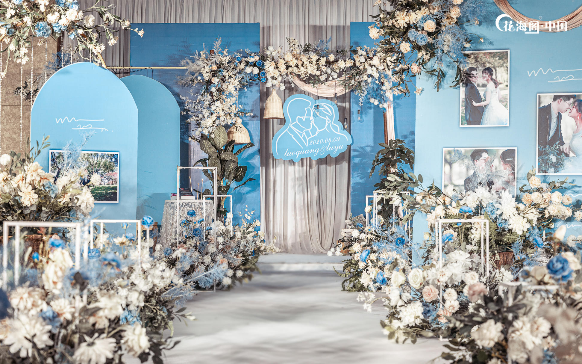 时尚流行色 撞色婚礼—撞进你的心 纯布置