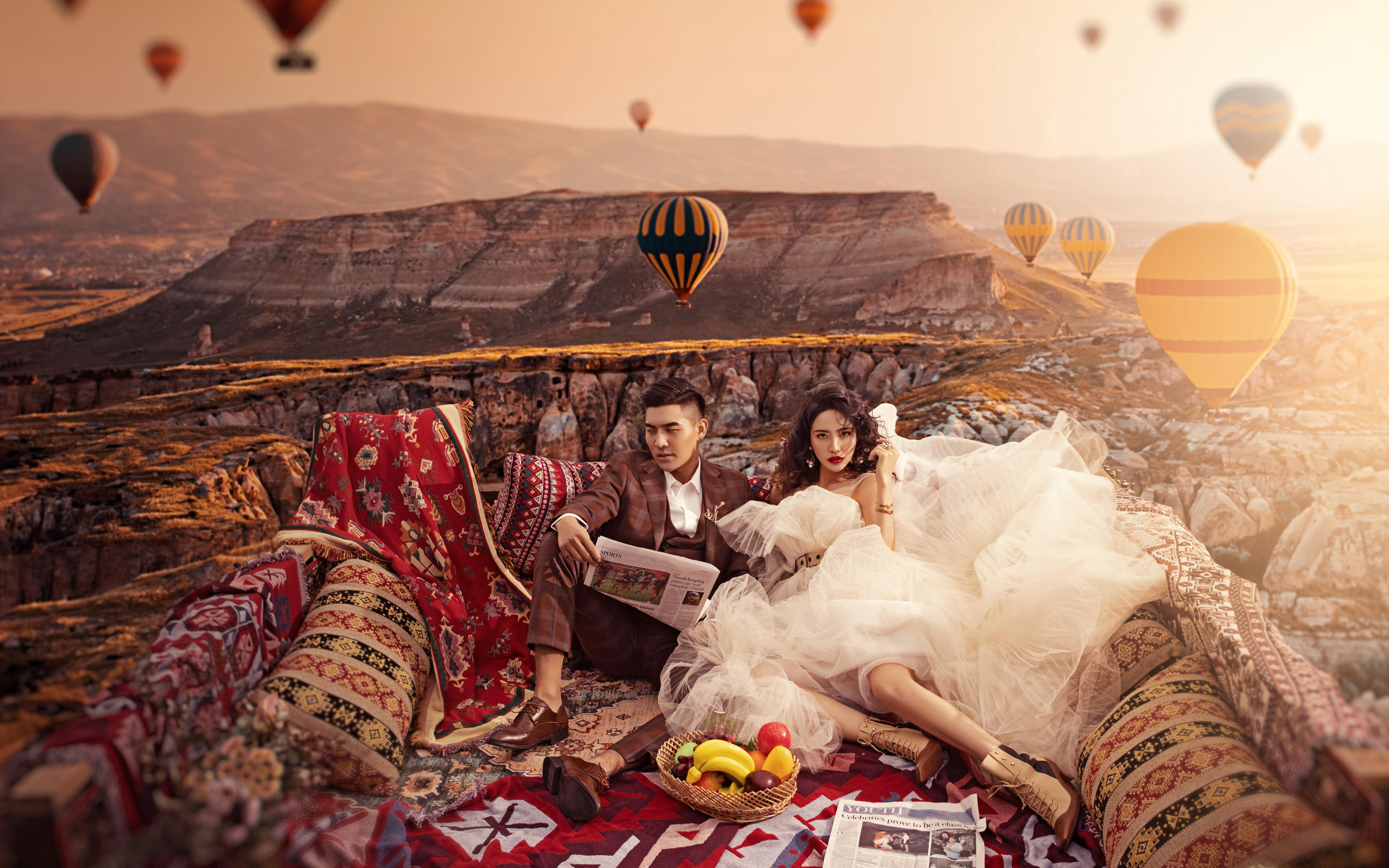 菲心『成都轻旅拍』#成都土耳其#感受热气球的浪漫