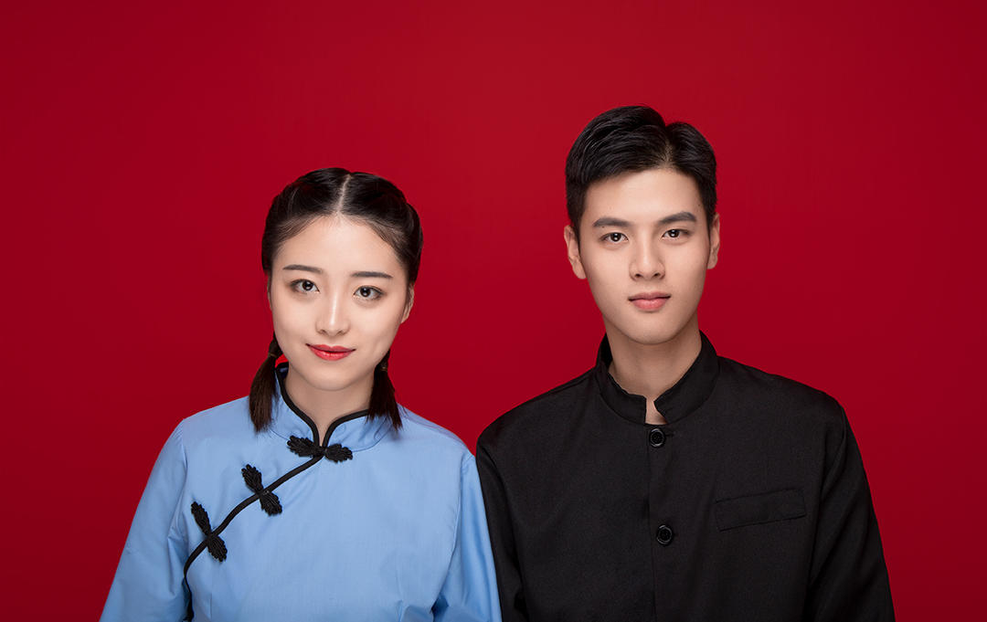 【小清新】甜蜜結(jié)婚登記照 化妝+精修（立等可取）