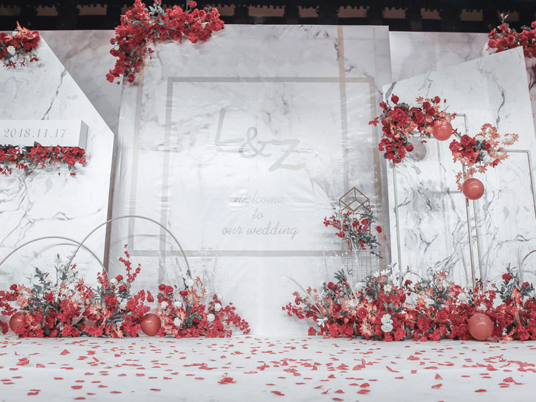 麦琪婚礼《W&R》 红白简约风婚礼