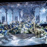 欧式蓝色水晶冰雪繁花大气婚礼
