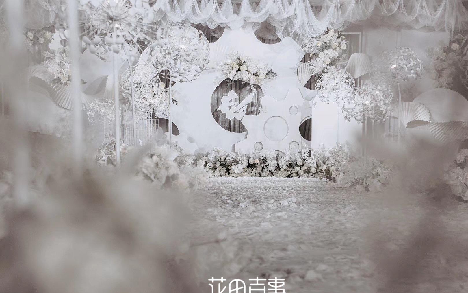 真挚纯洁的爱 新中式 蓝色系婚礼