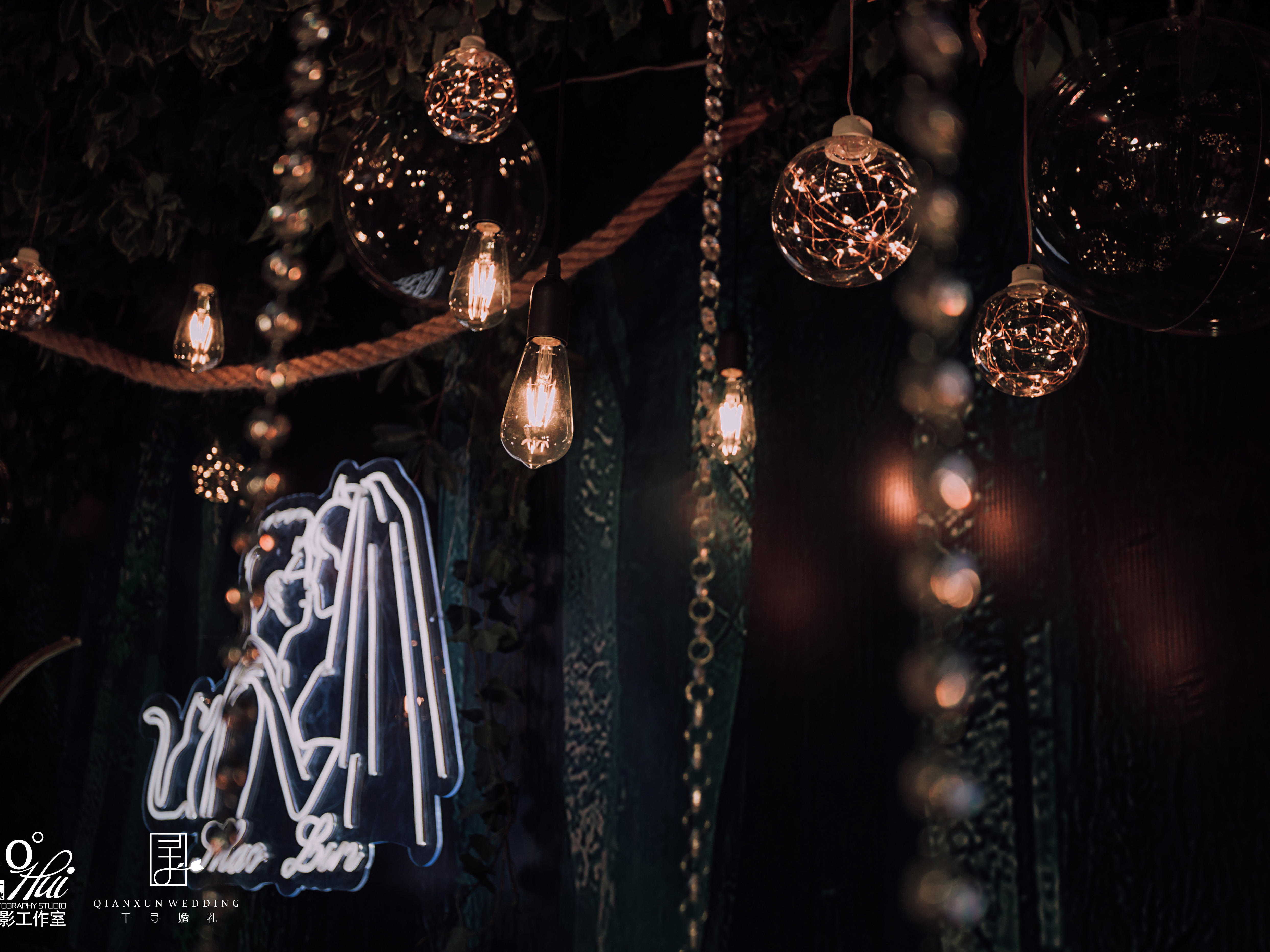 千寻婚礼【佳·瑜】森系室内婚礼