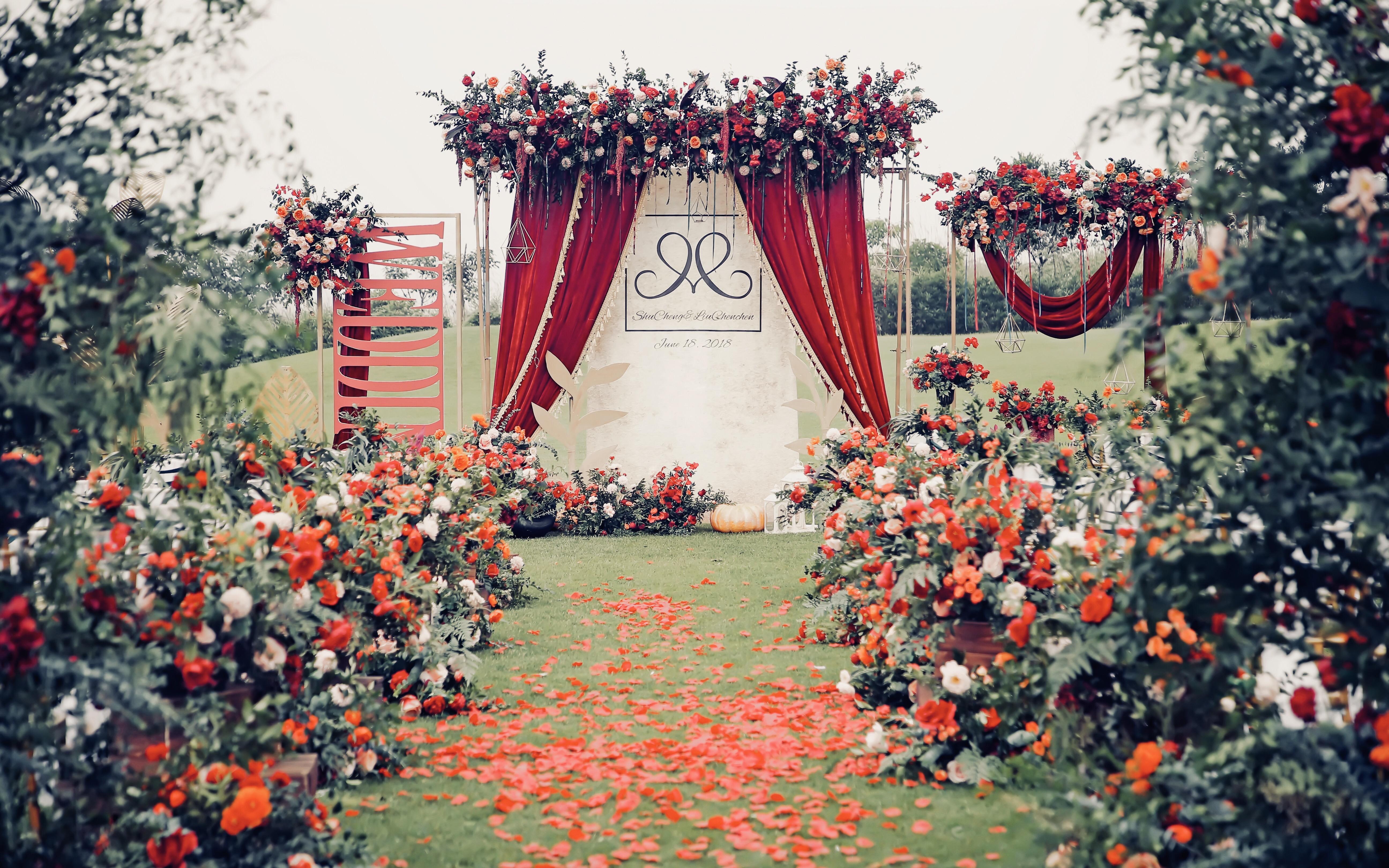 景德镇阿伟婚礼--户外婚礼 森系 婚礼