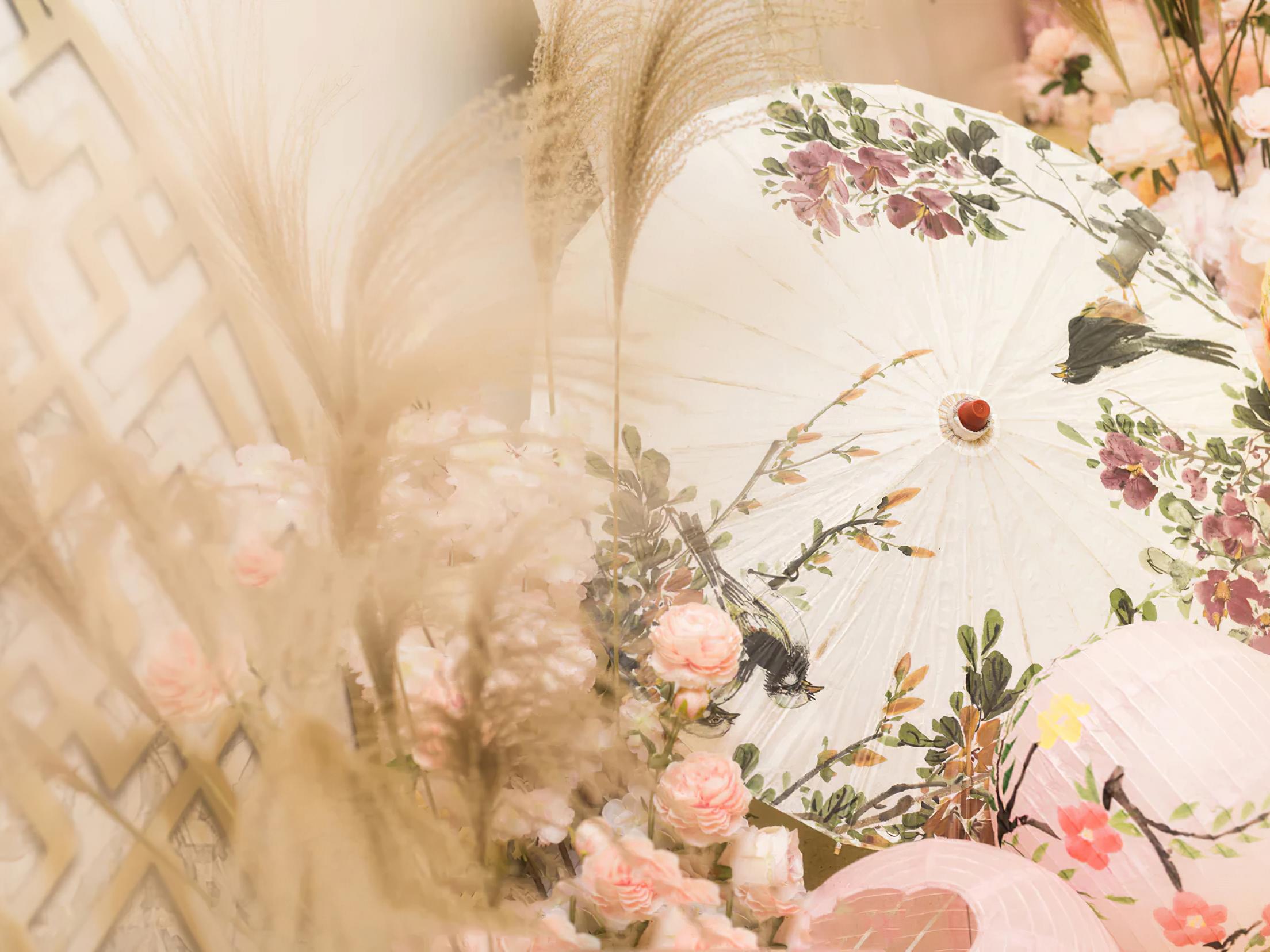 锦时定制款香槟色新中式婚礼