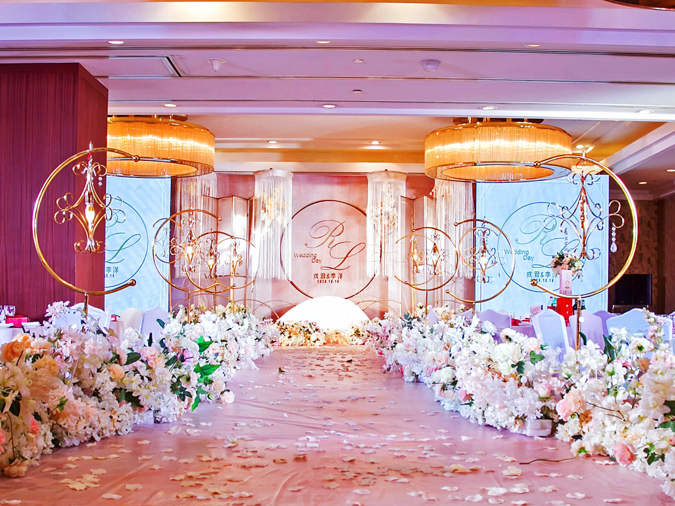 三和婚礼｜香槟色唯美婚礼　日航酒店